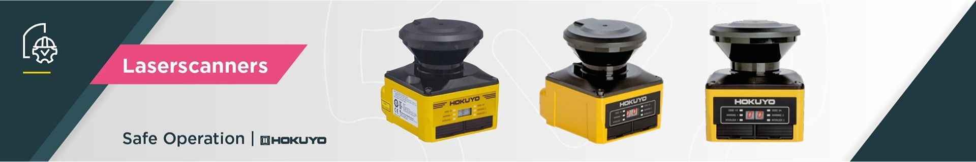 Veiligheidslaserscanners van Hokuyo voor persoonsbeveiliging, toegangsbeveiliging en botsingspreventie bij machines en AGV&rsquo;s